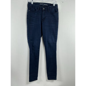 Womans Excellent Condition Old Navy Rock Star Dark Blue Jeans 8 R 0266/E-5